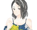 温かみのあるタッチで全身イラスト描きます ご自分の記念や友達へのプレゼントにいかがですか？ イメージ1