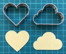 ハンドメイド用、オーダーメイドの抜き型を制作します あなたのデザインを、そのまま抜き型に。 イメージ6