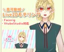 Vtuber向け｜Live2Dモデリング制作します Vtuberとして活動したい方向けに安価で制作いたします！ イメージ1