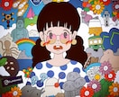 ごちゃごちゃイラスト、描きます 好きなもの30個、全部盛り。商用利用もOK！ イメージ3