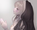 小説表紙・グッズ・ジャケット用イラスト制作します 幻想的×病みかわテイストの本格イラスト制作 イメージ4