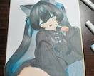 色紙イラストお描きします 趣味、鑑賞用イラストにピッタリなイラストお描きします イメージ1