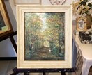 印象派のようなタッチのプロの画家が油絵を制作します サイズ:F8/額付/表紙絵/お部屋やオフィスに飾る絵/贈答品 イメージ6