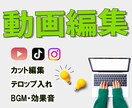 テロップ・BGM・エフェクト対応の動画編集します あなたの動画を、ワンランク上のクオリティに イメージ1