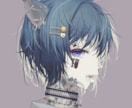 SNS・配信者向けアイコン描きます ほんのりダークで大人っぽいアイコンにしませんか イメージ3