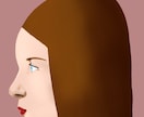 リアル系イラスト描けます 少女美人画少女描けます トローニー、理想少女美人、理想美的理想美、美を感じる絵です。 イメージ1