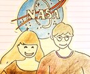 カップルのほっこりするイラスト描きます 大切な恋人とのワンシーンをあったかいイラストにしたいあなたへ イメージ2