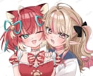 可愛いイラスト描きます アイコンやグッズなどもおすすめです！商用利用込みの金額です！ イメージ2