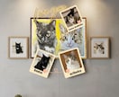 ご家族のネコちゃんワンちゃん似顔絵を製作します 温もりのある手描き水彩画で世界に一枚の似顔絵をお届けします イメージ9