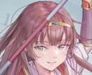和服衣装の乙女・姫を描きます 可愛い、美しい和装・和服衣装の姫キャライラスト イメージ1