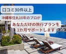 現役!!沖縄旅行ガイドの私が1ヶ月サポートします グルメで旅好きな私が忘れられない沖縄旅行を完全プランニング イメージ1