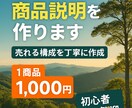 売上UP！出品文と写真を最適化します 魅力が伝わる説明文＋検索されるタイトルで即売れを狙います。 イメージ2