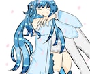 オリジナル女の子のイラスト作成します オリジナルのイラスト(歌い手さんや活動者さん等)/女子だけ イメージ3