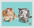 ペットの似顔を雰囲気ある小物や背景入れて描きます お家のペットイラストでインテリア、グッズ作りを楽しめます。 イメージ7