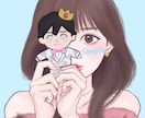 最短３日納品♡厚塗りで大人かわいいアイコン描きます リッチな質感のイラストをプチプラで！ イメージ3