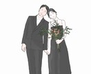 結婚式・似顔絵・ウェルカムボードのイラスト描きます 大切な人との想い出作りのお手伝いをさせて頂きます イメージ6
