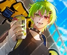 等身胸上〜腰上アイコンイラスト制作ます 雰囲気相談◎男女キャラ対応￤SNSアイコンにおすすめ！ イメージ2