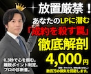 ３０億実績Meta認定プロが広告ＬＰ欠陥診断します 穴の空いたバケツを塞ぎ、あなたのＬＰを成約マシンにします イメージ1
