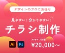 見やすい！分かりやすい！チラシ制作します 初めての方でも安心してご依頼ください イメージ1