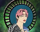 お写真を元に個性的に描かせていただきます アイコンやプレゼントなどに！色彩鮮やかに描かせて頂きますれ イメージ1