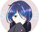 バストアップイラスト描きます 個人Vtuberさん、うちの子など！サムネやヘッダーに！ イメージ1