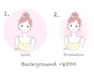 ゆるふわ♡大人可愛いイラストを作成いたします InstagramやLINEなど、SNSアイコンを描きます。 イメージ3