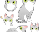 猫ちゃんのイラストお描きします 〜猫ちゃん好きのためのイラスト〜ラフ修正制限なしです イメージ4