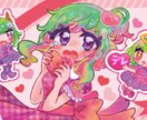 インパクト大！かわいい！イラストを描きます 元気でかわいい女の子のイラストを描くのが得意です！ イメージ3