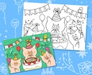 子ども向け！ぬりえの線画作成します お任せOK！保育園やイベント用、キッズコーナーに！ イメージ4