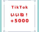 TikTokのいいね+5000増えるまで拡散します 実績作りのために今だけ赤字価格で出品しております。 イメージ1