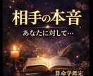 相手の本質.恋愛傾向.関係の流れを鑑定します 相手の本質や恋愛傾向を命式から読み解きます イメージ1
