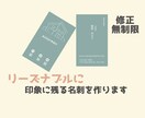 プロフェッショナルな皆様にオリジナル名刺制作します 両面名刺最安値。365日24時間対応。 イメージ1