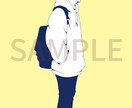 あなたの写真をイラスト化します お手持ちの人物写真をイラスト化します。はい。 イメージ3