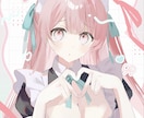 SNSで使える！可愛いイラストを作成します 商用利用可能！可愛い女の子のイラストを描きます！ イメージ1