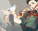 かっこいい男性イラスト描きます アイコン、BL、夢絵、似顔絵、表紙挿絵、グッズ描きます! イメージ2
