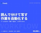 業務自動化ツールをChatGPT連携で開発します 転記・集計・メール仕分けの繰り返し作業を丸ごと自動化 イメージ1