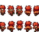 自作RPGのドット絵を作成します RPGキャラクター、戦闘背景、敵キャラクターなどのドット絵 イメージ1