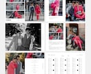 即納◎雑誌風プロフィールブックテンプレート作れます 人気急上昇！雑誌掲載あり！スマホで簡単編集できます イメージ4