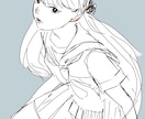やわらかく心に残る、あなただけの一枚を描きます 線の余白に、感情を描く。やさしさと儚さを閉じ込めた一枚を。 イメージ1