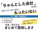伝わらない、をまとめて整理・改善します 既存サイト・SNS・名刺を整える改善サポート イメージ1
