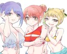 期間限定料金！SNSアイコンお描きします 可愛い似顔絵イラスト、SNS用アイコン作成します！ イメージ5