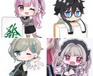 つやつやきゅるるん！かわいいデフォルメ描きます SNSのアイコンなどに！かわいいデフォルメイラストです♡ イメージ2