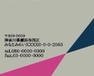 ご要望に添った名刺・各種カードを作成します 修正無制限で、ご希望を丁寧に聞き取り、できる限り対応します イメージ4