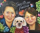家族の宝物になる似顔絵をお描きします 大切な人との時間を色鮮やかなチョークアートで♡ イメージ3