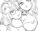 安くイラストが欲しい方へラフ画描きます 老若男女筋肉獣なんでも挑戦します！お気軽にメッセージください イメージ2