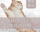 復縁・音信不通でお悩みの方▷専属占い師になります 一週間専属占い師になって辛い恋のサポートをします イメージ1