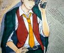 アナログイラストお描きします アナログ特有の手描き感をぜひいかがでしょうか。 イメージ9