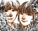 シンプルでオシャレな似顔絵お描きします アナログ、デジタルどちらでも受け付けいたします！ イメージ1