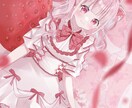 キラキラ×かわいい♡イラスト制作します 歌ってみたなどに♡キラキラ＆透明感のあるかわいいイラスト♡ イメージ3