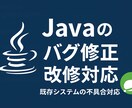 Javaシステムの改修・バグ修正を行います 原因調査から修正まで軽微なものでも丁寧に対応いたします イメージ1